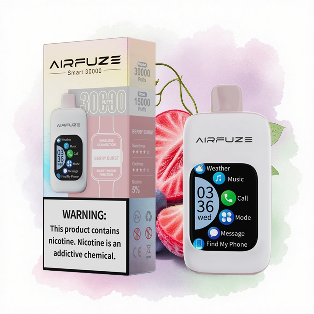 AirFuze Smart 30000 Puffs Bessenuitbarsting Smart 900mAh 5 Nicotine