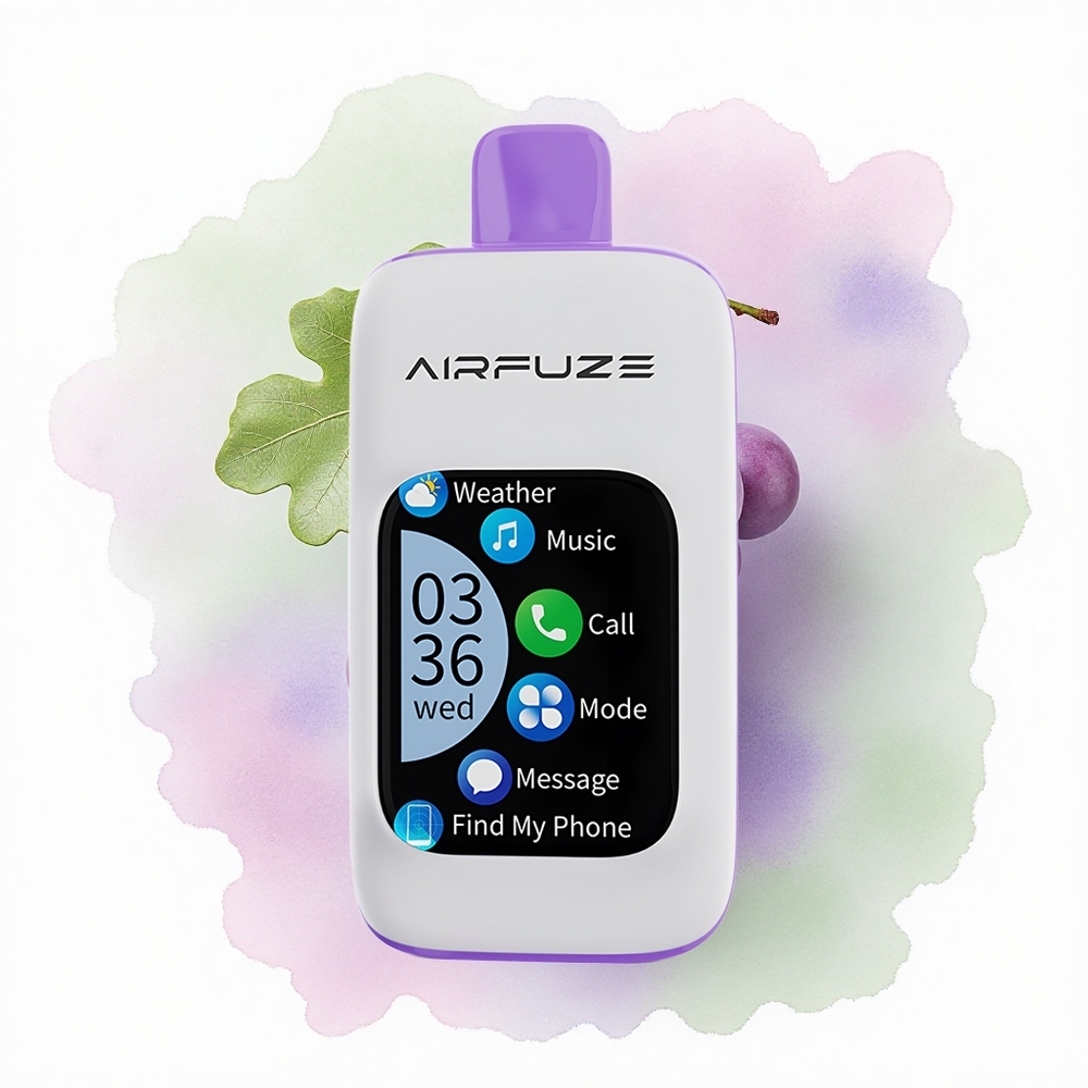 AirFuze Smart 30000 Puffs Druiven Ontploffing 5 Nicotine 900mAh