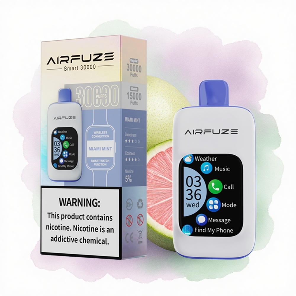 AirFuze Smart 30000 Puffs Miami Munt Smart 5 Nicotine 900mAh Wegwerp Pod