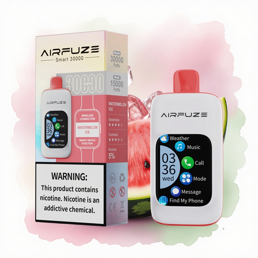 AirFuze Smart 30000 Puffs Watermeloen IJs 5 Nicotine 900mAh