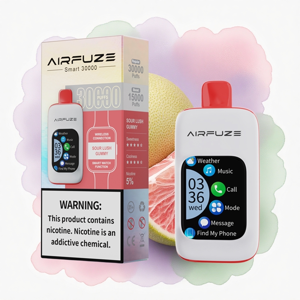 AirFuze Smart 30000 Puffs Zure Weelde Gummy 5 Nicotine 900mAh