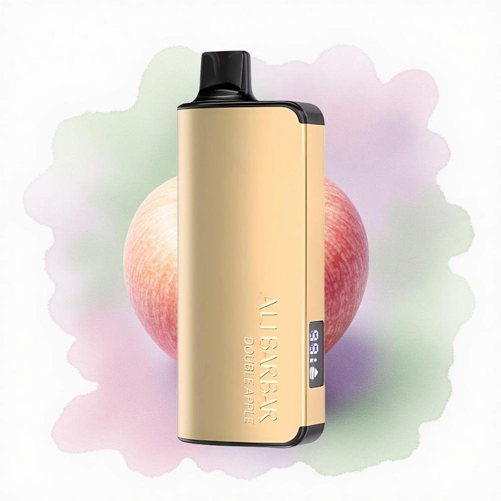 Alibarbar Ingot 9000 Puffs Dubbel Appel 2350mAh 22ml LED