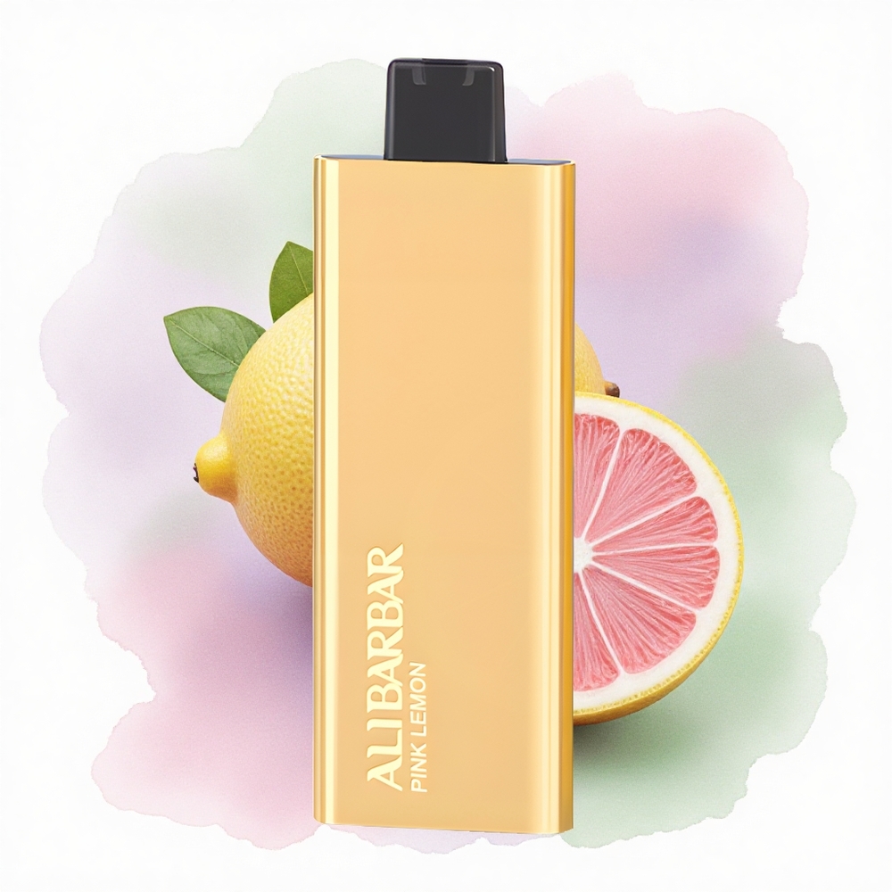 Alibarbar Pandora 7000 Puffs Roze Citroen 17 ml 70 g