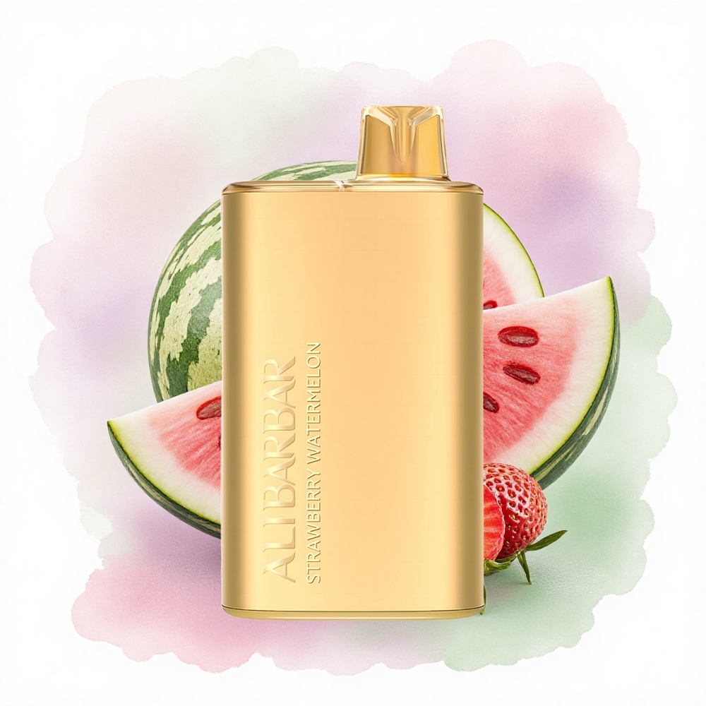 Alibarbar Rich 8000 Puffs Aardbei Watermeloen 2000 mAh Disposable