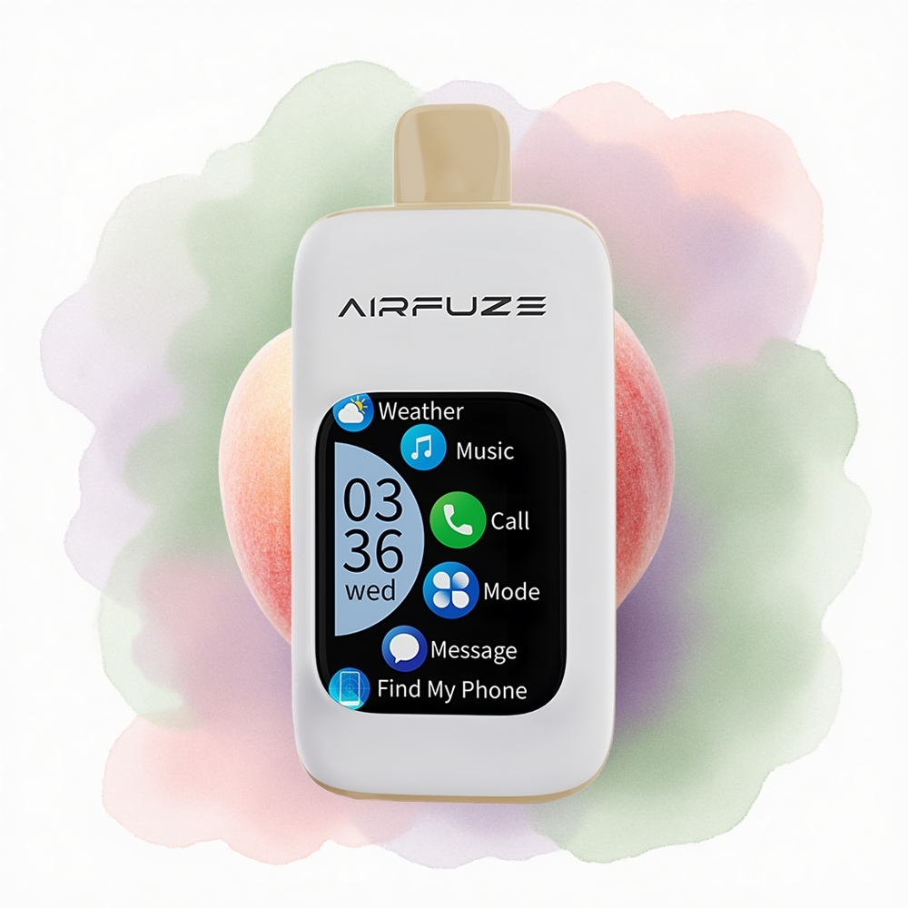 AirFuze Smart 30000 Puffs Sappige Perzik 5% Nicotine 900mAh Type-C