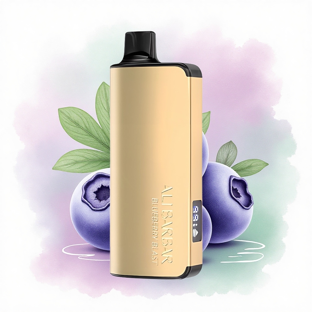 Alibarbar Ingot 9000 Puffs Blauwe Bes Vlucht 2350mAh