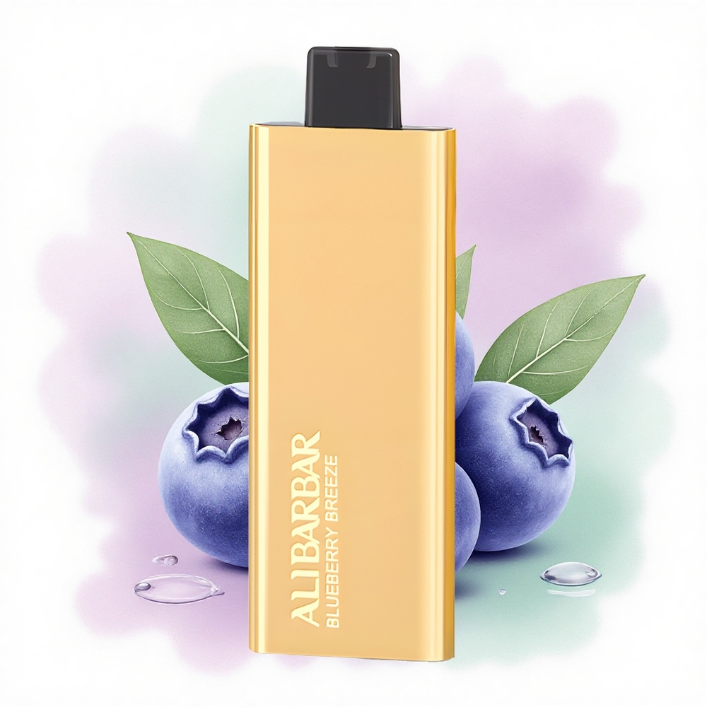 Alibarbar Pandora 7000 Puffs Blauwe Bes Bries 17 ml Disposable