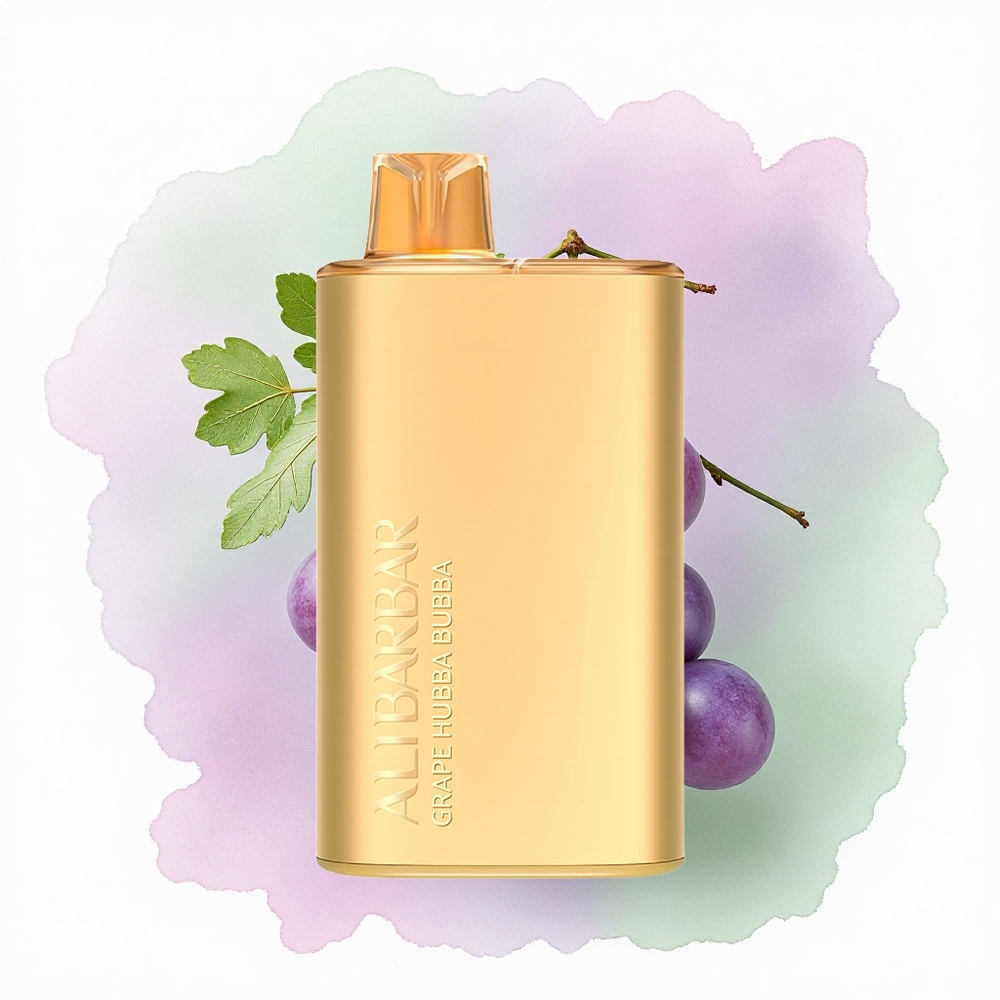 Alibarbar Rich 8000 Puffs Druiven Hubba Bubba 2000 mAh 20ml